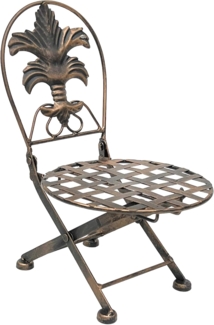 Blumenhocker Stuhl klappbar metall Blumenständer Pflanzenständer 32 cm Puppenstuhl