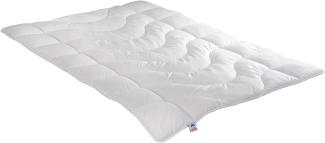 Irisette 4-Jahreszeitendecke Steppbett Lotte, mit Top Cool Gewebe, 95 Grad waschbar, inkl. Aufbewahrungstasche, 155x200 cm, weiß