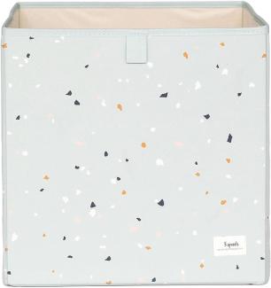 3 Sprouts - Aufbewahrungsbox Terrazzo Green, recycled