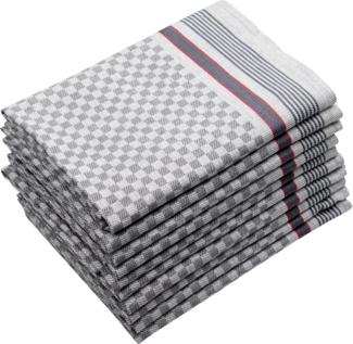 ZOLLNER Geschirrtuch, (Spar-Set, 10-tlg), 50x100 cm, 100% Baumwolle, vom Hotelwäschespezialisten