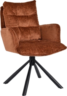 Duhome Esszimmerstuhl (8610A), 180° drehbar Rückstellfunktion, Automatische Rückstellfunktion