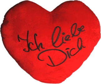Out of the Blue Bettwäsche Kissen XXL Herz Ich liebe Dich Herz - 60x45 cm