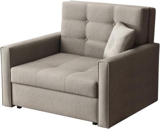 Mirjan24 Sofa Viva Lux I mit Schlaffunktion, einsitzer Polstersofa mit Bettkasten inkl. Kissen, Schlafsofa Bettsofa, Wohnlandschaft, (Sofia 03)