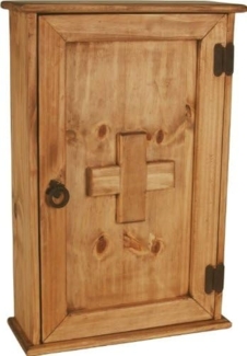 MiaMöbel Mexico Apothekerschrank Massivholz Pinie Landhaus Mexiko Möbel Mexikanisch