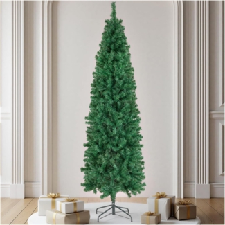 tectake Künstlicher Weihnachtsbaum Künstlicher Christbaum in Grün Tannenbaum Dekoration, Undekorierter/Unbeleuchteter Baum, verschiedene Größen, künstlich in Grün, mit dichten Nadeln