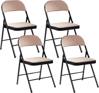 Esszimmerstuhl 4er Set SPARKS Beige