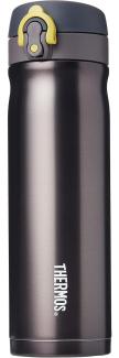 Thermos Auslaufsicherer Thermobecher aus Edelstahl 470 ml, Kohle