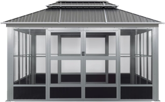 Sojag Olan 1014 | Pavillon mit Seitenteilen | Grau