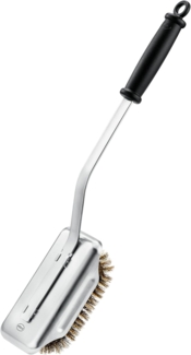 RÖSLE Barbecue-Reinigungsbürste SlideX, Hochwertige Grillbürste mit langem Stiel und Kunststoffgriff, wechselbare Borsten, Messing, Länge: 47,5 cm - Breite: 8,4 cm - Höhe: 8,5 cm