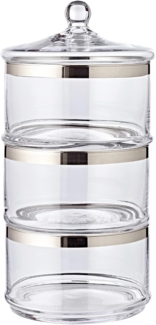 Edzard Glas Keksschalen Vigo H 40 cm 4t-tlg.