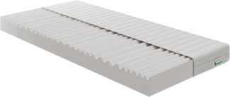 Novilla Matratze 90x200 H2 & H3 7 Zonen Kaltschaummatratze Bezug 60° Waschbar Schaumstoff Rollmatratze 2in1 Öko-Tex Zertifiziert Höhe 16cm