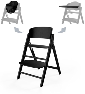 Cybex Click & Fold 3-in-1 Hochstuhl (inkl. Babyset und Tablet) Stunning Black