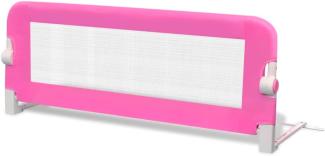 vidaXL Bettschutzgitter 102x42 cm Rosa