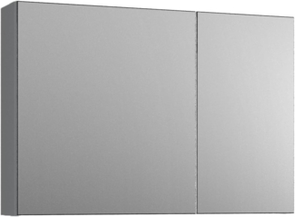 BADEDU GERS Spiegelschrank 80 cm breit, Grau