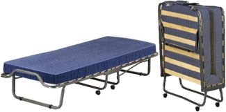 Talamo Italia - Klappbett Priscilla, orthopädisches und faltbares Einzelbett, 100 % Made in Italy, inklusive Matratze 80x190 cm