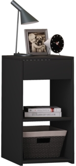 VCM Nachttisch Sledo 913250 Schwarz H. 65 x B. 35 x T. 35 cm