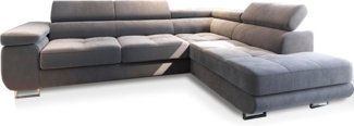 Masseno Ecksofa SELVA mit Schlaffunktion L-Form, Sofa mit Bettkasten