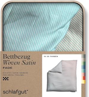 Schlafgut Woven Fade Bettwäsche|Bettbezug einzeln 200x200 cm| purple-light-blue-light