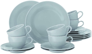 Seltmann Weiden Beat Color Glaze Kaffeeservice 18-teilig Arktisblau - DS