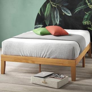 Zinus Moiz 35 cm-Holz-Plattform-Bett / Keine Boxspring erforderlich/ Stabiler Holzlattenrost/ Schnelle, einfache Montage/ 140x190 cm