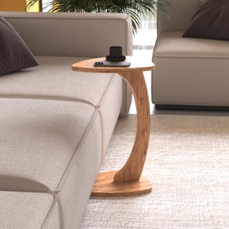 Beistelltisch Klinerg 40 x 37 x 56 cm Holzoptik [en. casa]