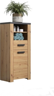 Standschrank Franka / Follow, Holzwerkstoff, Holzfarben, 53 x 118 x 35 cm