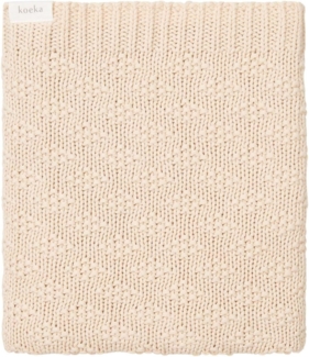 Koeka Braga Babydecke - 75 x 90 cm - Warm White We