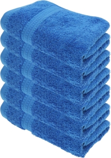 Julie Julsen Handtücher 6-Handtücher-Royalblau, Bio-Baumwolle (6-St)
