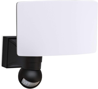 B.K.Licht LED Außen-Wandleuchte, LED fest integriert, Neutralweiß, Außenleuchte, Bewegungsmelder, schwenkbar, 20W 2.300 Lum. 4.000K, IP44