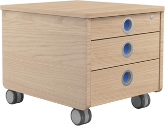 Moll 'Pro' Rollcontainer Eiche