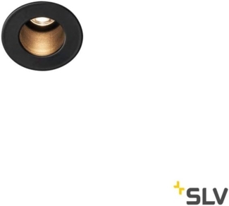 SLV No. 1000915 Horn MINI LED Deckeneinbauleuchte schwarz 3000K 12°