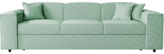 Schlafsofa Sokoz Boucle (Farbe: Coral 55)