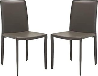 Safavieh Akzentstuhl, Set von 2, Metall, anthrazit, 48 x 57 x 90.93 cm