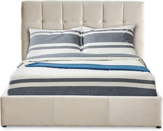 Menzzo Bett, Beige, 169 x 217 x 106 cm