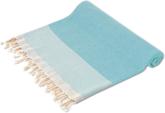 Turquoise Home Strandtuch Breeza XXL Strandtucher 100 x 200 cm 100% Baumwolle Saunahandtuch, (1-St)