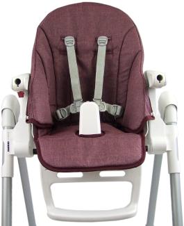 BambiniWelt by Rafael K. Hochstuhlauflage Ersatzbezug Sitzkissen kompatibel mit PEG PEREGO Zero3 + Siesta
