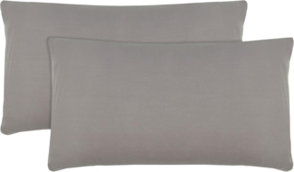 ZOLLNER Kissenbezug, (2 Stück), 40 x 80 cm, 100% Baumwolle, vom Hotelwäschespezalisten