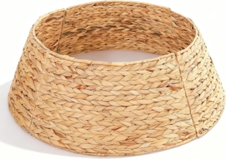 Salcar Weihnachtsbaumdecke Weihnachtsbaum Kragen Weihnachtsbaum Rock Weihnachtsbaum Ständer Natur, Durchmesser oben: 40 cm, Durchmesser unten: 60 cm. Höhe: 23 cm