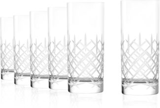 Stölzle Lausitz NEW YORK BAR CLUB Longdrinkbecher 405 ml 6er Set - A