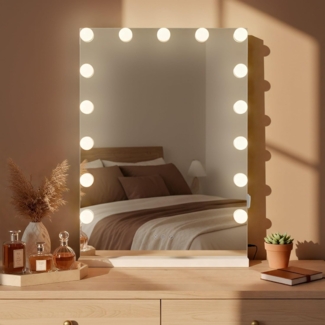 CLP Schminkspiegel Murrieta mit Beleuchtung,weiß