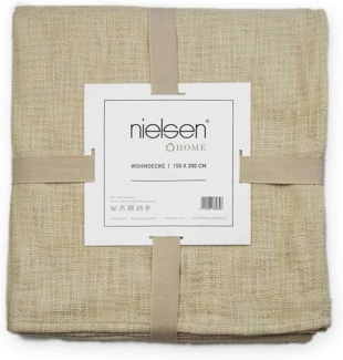Nielsen Wohndecke Avivo 150x200 beige 412003