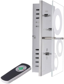 RGB LED Glas Wandleuchte mit Fernbedienung SATORI