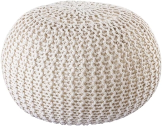 Amagohome Sitzhocker Pouf Outdoor ø 55 o. 45cm Bodenkissen Sitzpouf Hocker wetterfest pfleg