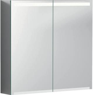 Geberit Option Spiegelschrank mit Beleuchtung, zwei Türen, Breite 75 cm, 500205001 - 500.205.00.1