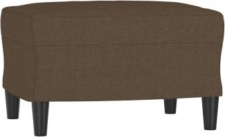 vidaXL Fußhocker Braun 60 x 50 x 41 cm Stoff [349282]