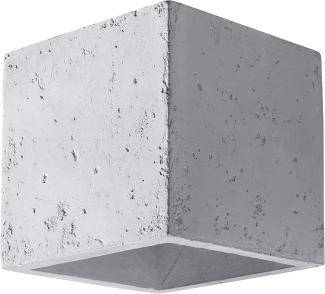 Wandleuchte, Beton Grau, UP DOWN, H 10 cm