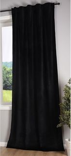 Gardinenbox Vorhang (1 St), verdecketeSchlaufen, verdunkelnd, Samt, Verdunkelung Schal »Milano« Samt blickdicht Tunneldurchzug kürzbar 203