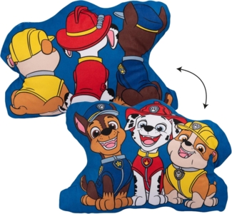United Labels® Dekokissen Paw Patrol - Formkissen - Chase, Marshall, Rubble