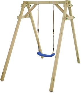 WICKEY Schaukel Schaukelgestell 'Smart One' Schaukelgerüst mit Schaukelsitz - Einzelschaukel aus Massivholz