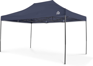 All Seasons Gazebos 3x4. 5m vollständig wasserdichtes Faltpavillon - Marineblau